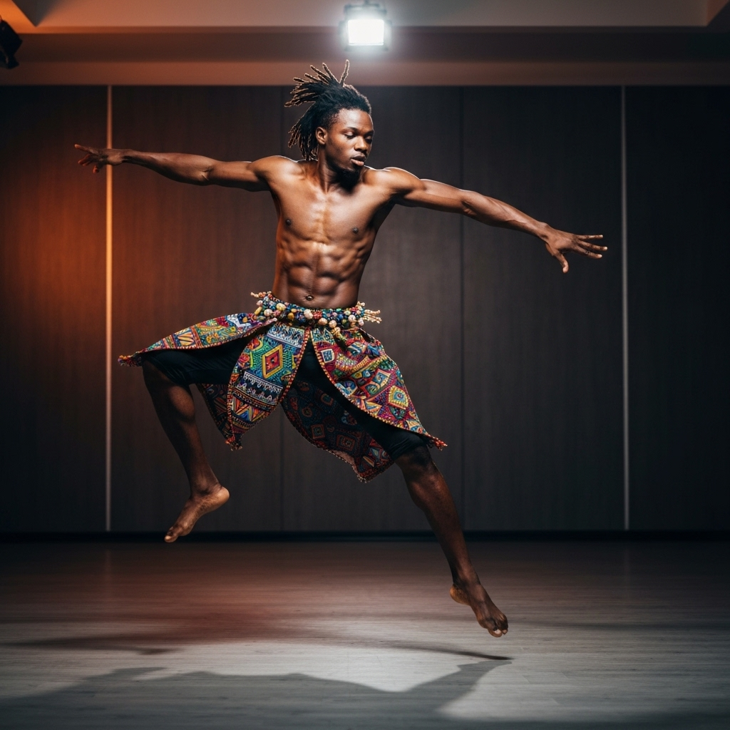 Professional Moneke Flow dancer